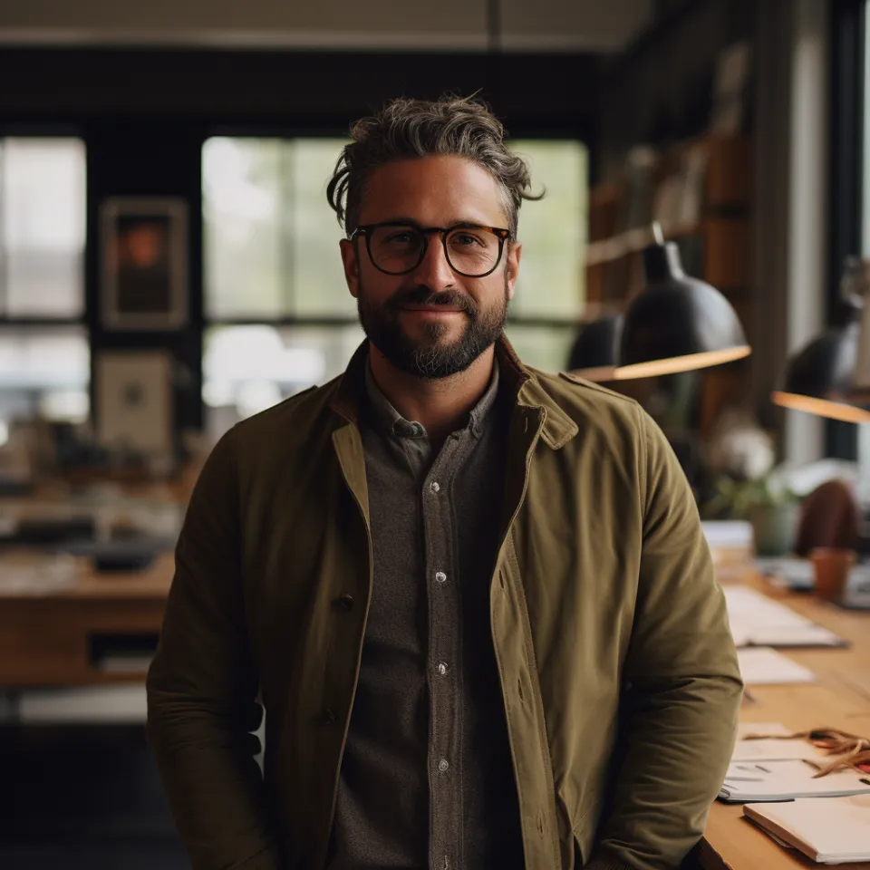 Homem Rui Pereira de óculos